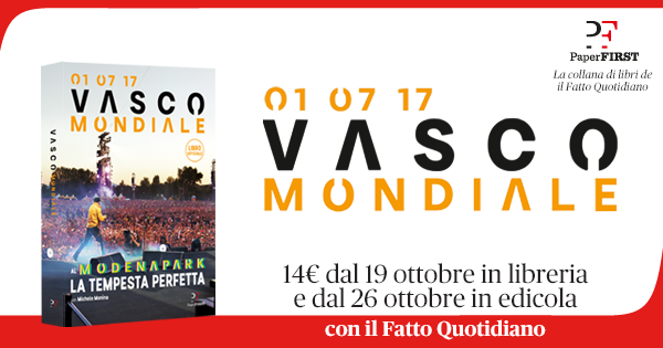 VASCO MONDIALE, dal 19 ottobre in libreria e dal 26 ottobre in edicola con  Il Fatto Quotidiano